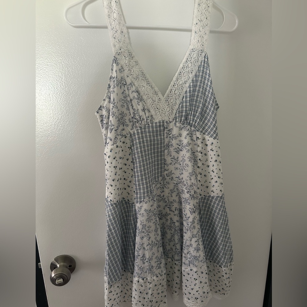 NWT American Eagle Lace Inset Mini Dress